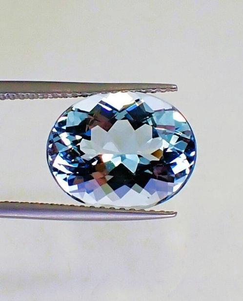 Aquamarijn - 4.90 ct - Antwerp Laboratory for Gemstone, Handtassen en Accessoires, Edelstenen
