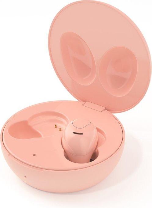 in-ear oordopjes, draadloos opladen, roze LEDWOOD LD-I9W-..., Audio, Tv en Foto, Hoofdtelefoons, Nieuw, Verzenden