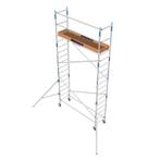 ALX Rolsteiger 75x190x6.30 mtr.wh wooddeck, Ophalen of Verzenden, Nieuw, Rolsteiger of Kamersteiger, 5 meter of hoger