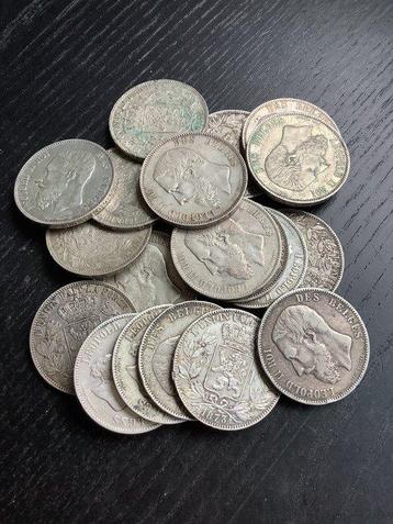 België. Leopold II. 5 Francs 1868-1873  (Zonder beschikbaar voor biedingen