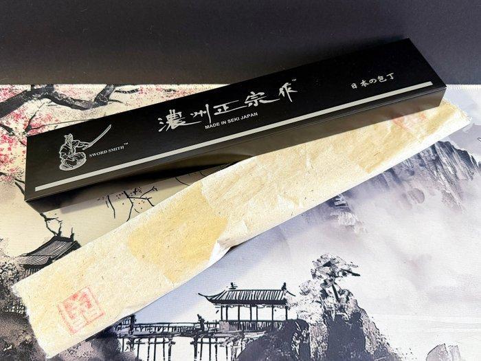 SATAKE - Keukenmes - Santoku - Damascus roestvrij staal 69, Antiek en Kunst, Antiek | Keukengerei