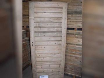 Veiling - Houten buitendeur 190x82cm beschikbaar voor biedingen