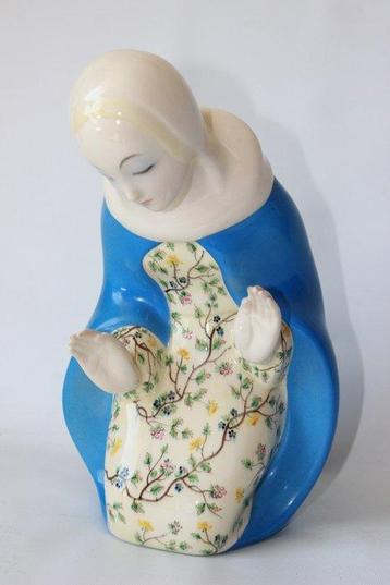 Lenci, Torino - Statue, Madonna in ginocchio” - 27 cm -