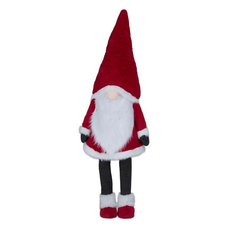 Gnome de Noël XXL 165 cm - rouge - 39 x 48 x 165 cm, Diversen, Kerst, Verzenden