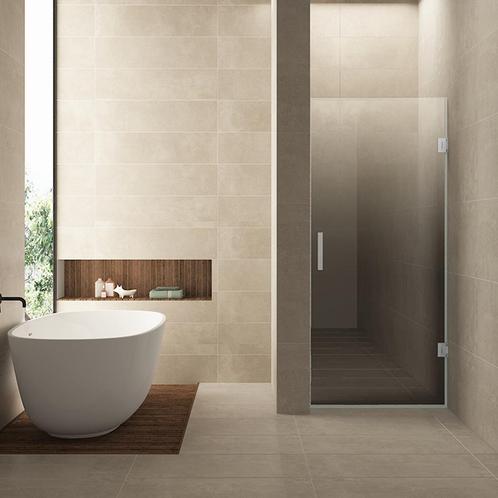 Glas Voor Nisdeur Links Wiesbaden Less 90x200 cm 8 mm Nano, Doe-het-zelf en Bouw, Sanitair, Douche, Nieuw, Ophalen of Verzenden