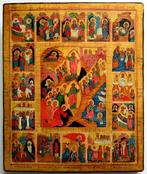 Icoon - Russische orthodoxe icoon 16 grote feesten,