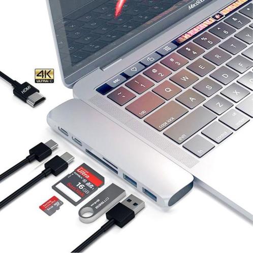 7 in 1 USB-C Hub voor Macbook Pro / Air - USB 3.0 / Type C /, Computers en Software, Pc- en Netwerkkabels, Nieuw, Verzenden