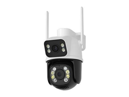Veiling - Dual lens camera - QXGA - 2x 3MP - wit met zwart, Audio, Tv en Foto, Videocamera's Digitaal, Nieuw