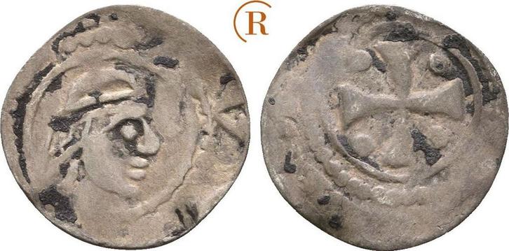 Denar Brabant: Gottfried Ii-iii von Leuven, 1140-1190:, Postzegels en Munten, Munten | Europa | Niet-Euromunten, België, Verzenden