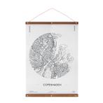 Posterhanger Hout Nikkel 800 mm, Huis en Inrichting, Verzenden, Nieuw