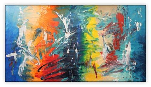 Monteluna - Cromaticità Plastica (XXL 200x110), Antiek en Kunst, Kunst | Schilderijen | Modern