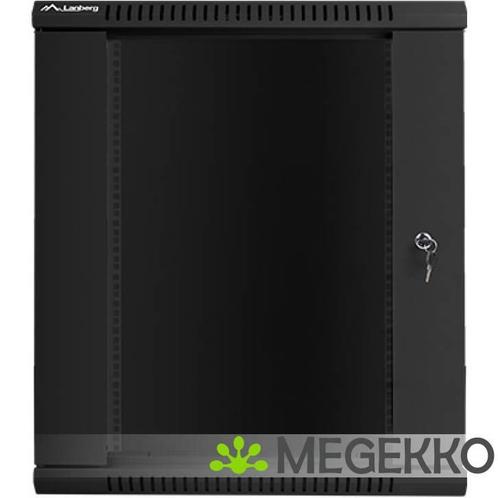 Lanberg WF01-6415-10B rack 15U Wandrek Zwart, Computers en Software, Computerbehuizingen, Nieuw, Verzenden
