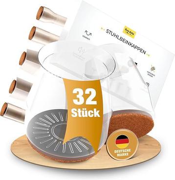 Tweedekans | five Dots Stoelpootdoppen 32 stuks / set middel beschikbaar voor biedingen