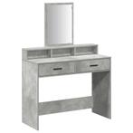 vidaXL Kaptafel met lade Beton Grijs 100 x 41 x 140 cm, Verzenden