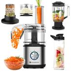 2dekans | KitchenBrothers Foodprocessor - 4-in-1 - Compacte, Ophalen of Verzenden