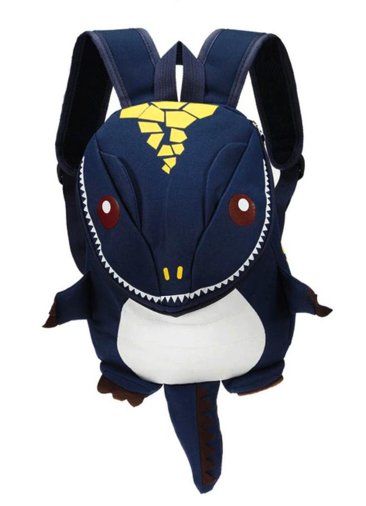 Rugtas Dino Donkerblauw Kleine Rugzak Dinosaurus Monster Tas, Handtassen en Accessoires, Tassen | Schooltassen, Blauw, Nieuw, Ophalen of Verzenden