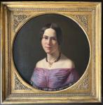 Deutsche oder Österreichische Schule (XIX) - Junge Dame mit