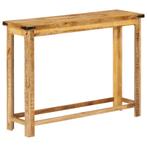 vidaXL Wandtafel 100x30x75 cm massief mangohout, Huis en Inrichting, Tafels | Salontafels, Verzenden, Nieuw