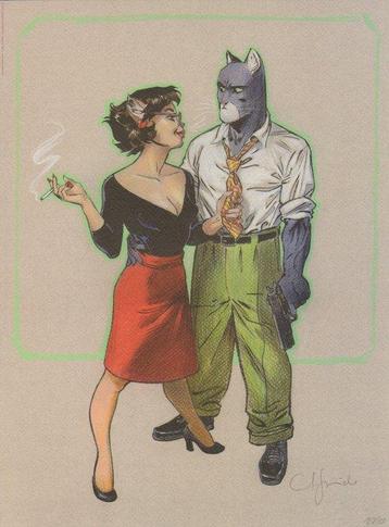 Guarnido, Juanjo - 1 Offset Print - Blacksad - John et Alma beschikbaar voor biedingen