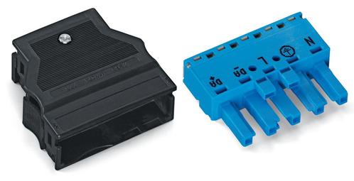 Wago 770 5-Poorts Vrouwelijke Connector Met Trekontlasting -, Doe-het-zelf en Bouw, Elektriciteit en Kabels, Verzenden
