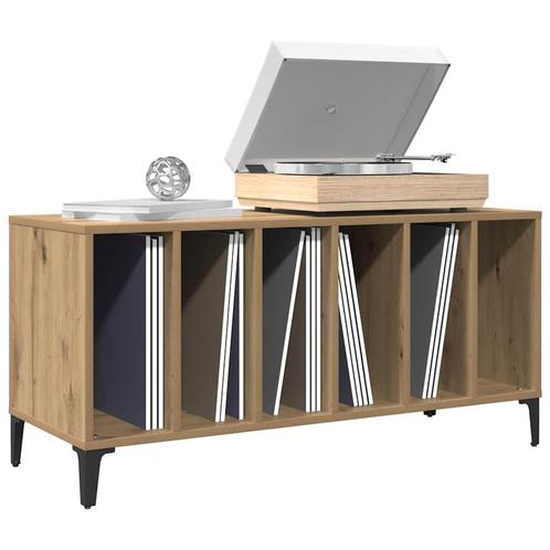 vidaXL Platenkast 100x38x48 cm bewerkt hout artisanaal, Huis en Inrichting, Kasten | Overige, Nieuw, Verzenden
