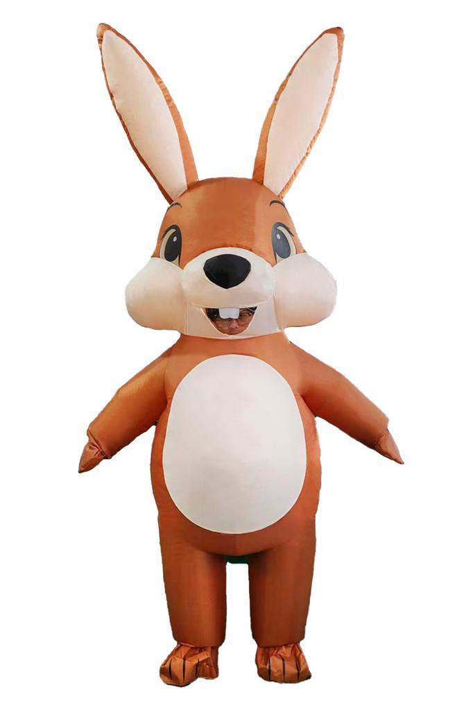 KIMU® Opblaas Kostuum Bruin Konijn Opblaasbaar Paashaas Pak, Vêtements | Hommes, Costumes de carnaval & Vêtements de fête, Enlèvement ou Envoi