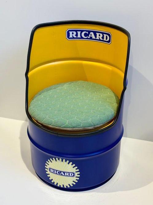 Rob VanMore - Barrel Seat Ricard - 57cm, Antiquités & Art, Art | Peinture | Moderne