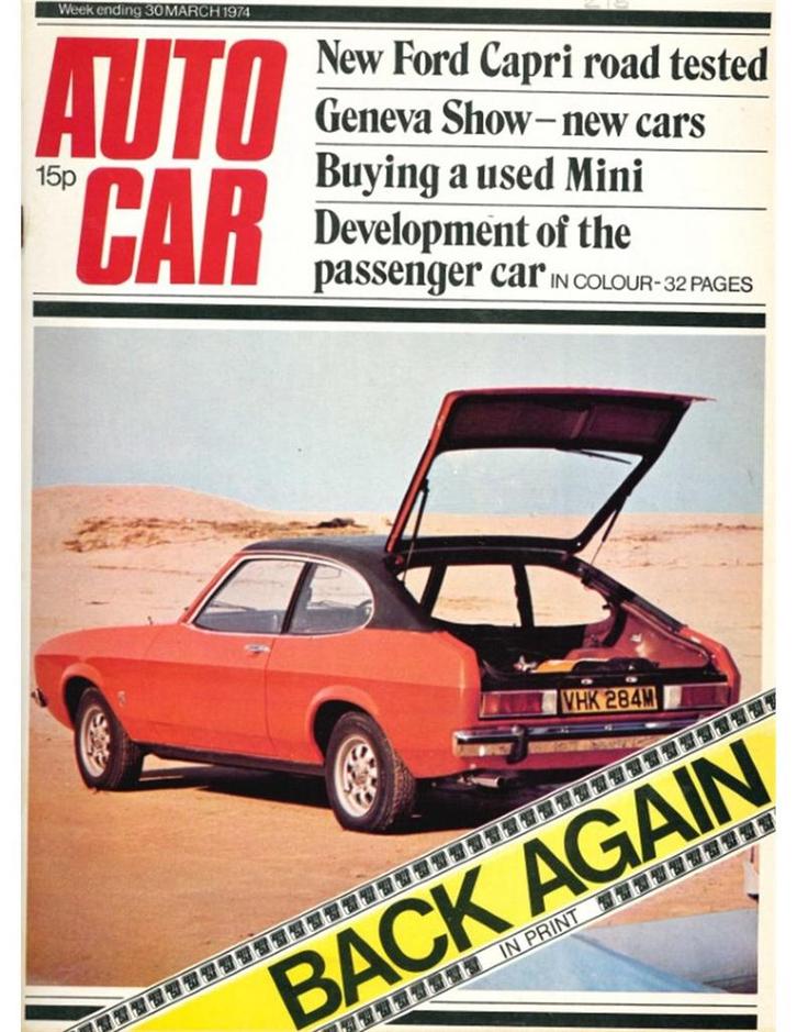 1974 AUTOCAR MAGAZINE 4041 ENGELS, Livres, Autos | Brochures & Magazines, Enlèvement ou Envoi