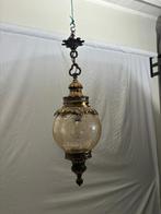 Lamp - Hanglamp Barok Revival met Messing Details (Jaren 60)