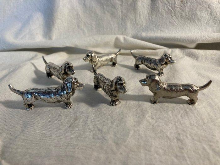 Messensteun (6) - Superbes portes couteaux Basset Artésien, Antiquités & Art, Antiquités | Meubles | Tables