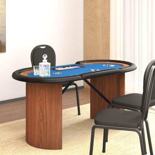 vidaXL Table de poker 8 joueurs avec plateau à jetons, Maison & Meubles, Tables | Tables d'appoint, Neuf, Envoi