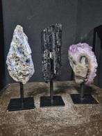 Schitterende set van kyaniet, bergkristal en amethist luxe, Verzamelen, Mineralen en Fossielen