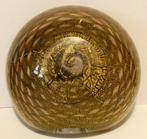 Murano - Schaal - Mongeblazen Kristalglas - Gold Flex, Antiek en Kunst, Antiek | Glaswerk en Kristal