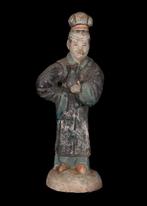 Chinois ancien Terre cuite Statuette de la servante féminine