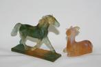 Daum - Beeldje - Horse and Goat (2) - Kristal