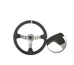 Volant Type Omp Peau Synthétique Avec Bras Chromé, Auto-onderdelen, Verzenden, Nieuw