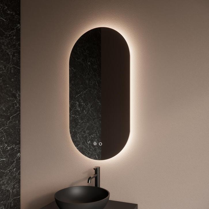 Badkamerspiegel BWS Riono Verticaal LED Incl. Verwarming, Bricolage & Construction, Sanitaire, Enlèvement ou Envoi