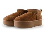 Ugg Enkellaarzen in maat 38 Beige, Verzenden, Lage of Enkellaarzen
