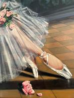 A. Morel XXe - La danseuse, Antiek en Kunst, Kunst | Schilderijen | Klassiek