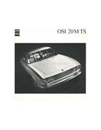 1968 OSI-FORD 20M TS BROCHURE FRANS
