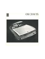 1968 OSI-FORD 20M TS BROCHURE FRANS, Nieuw