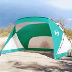 vidaXL Strandtent 274x178x170/148 cm 185T polyester zeegroen, Caravans en Kamperen, Nieuw