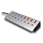 DrPhone XTREME6 USB Hub – 8 Poorten – Aluminium – USB 3.0, Verzenden, Nieuw