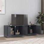 vidaXL Tv-meubelen 2 st 67x39x44 cm staal antracietkleurig, Verzenden, Nieuw