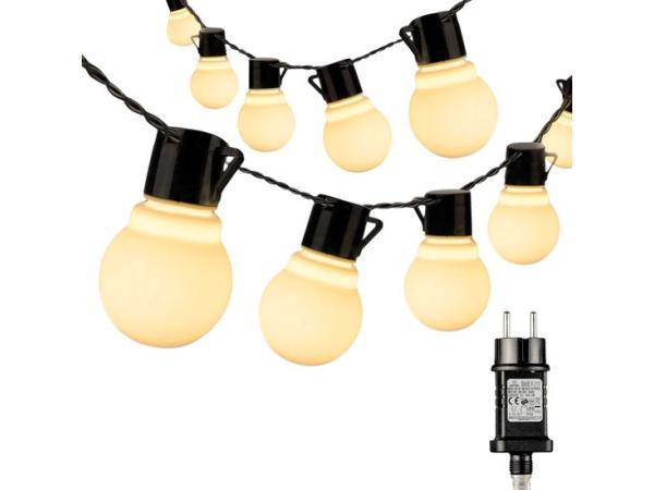 Veiling - JPro Lemon 20 Warm/Wit Lichtsnoer op Netstroom  5, Tuin en Terras, Buitenverlichting