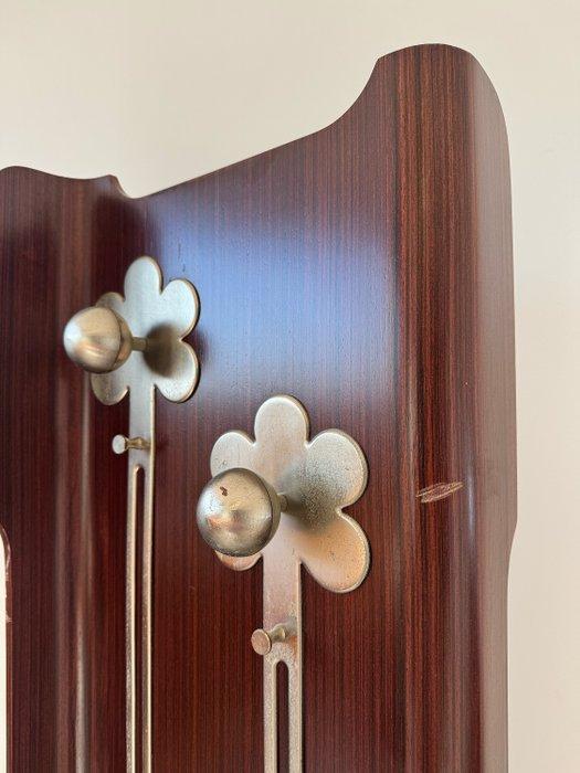 Kapstok - Hout, Metaal - Vintage draaibare kapstok van hout, Antiek en Kunst, Kunst | Designobjecten