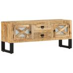 vidaXL Tv-meubel 110x30x45 cm ruw mangohout, Huis en Inrichting, Kasten |Televisiemeubels, Verzenden, Nieuw