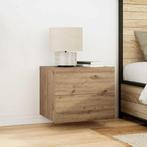 vidaXL Wandkastje voor Bed met lade 2 pcs artisanaal, Huis en Inrichting, Slaapkamer | Nachtkastjes, Verzenden, Nieuw