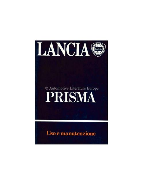 1984 LANCIA PRISMA INSTRUCTIEBOEKJE ITALIAANS, Autos : Divers, Modes d'emploi & Notices d'utilisation