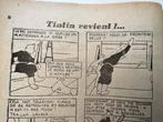 Tintin au Pays des Soviets - avec très rare double planche, Nieuw